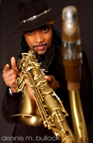 S&auml;nger & Saxofonist Dennis M. Bullock (USA)