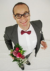 Komischer Kellner, falscher Gast, Foto Fredi, Comedy nach Mass